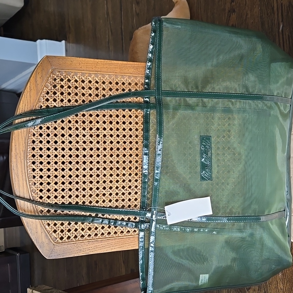 NWT Vintage Marshall Fields Sheer Mesh Shopper